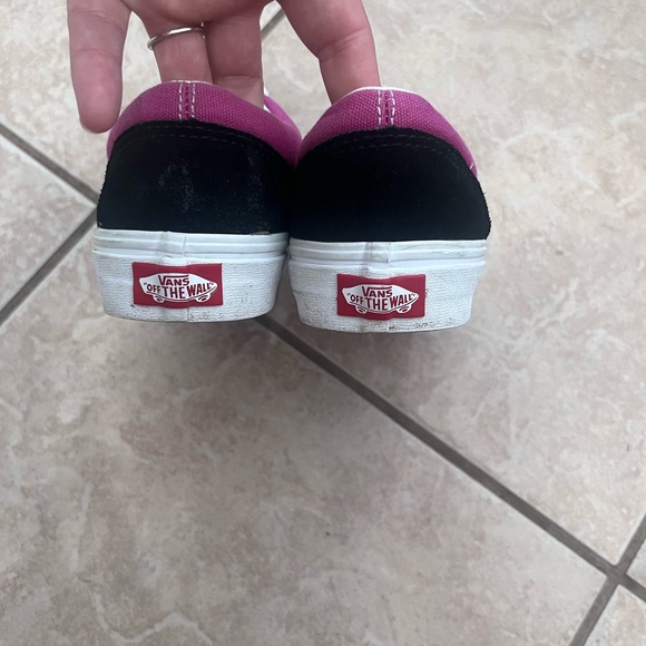 Kids Vans gently worn! Still bold colors with no rips or tares! - Picture 3 of 3